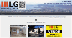 Desktop Screenshot of lginmobiliaria.com
